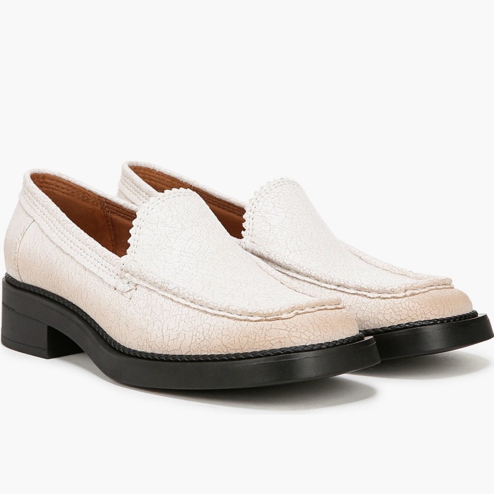 Zodiac crackled faux leather Alaina Loafer